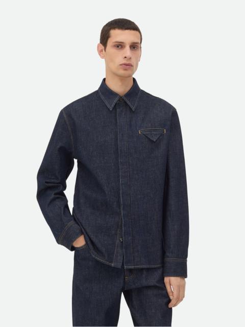 Bottega Veneta Indigo Denim Shirt