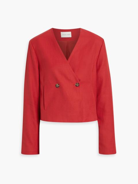 Loulou de Saison Malli double-breasted twill blazer