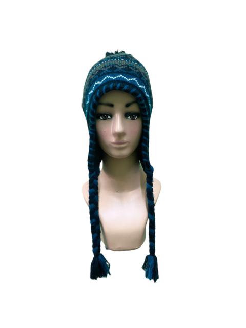 Other Designers Hat - Vintage Japanese brand Native Earflap Beanie Hat