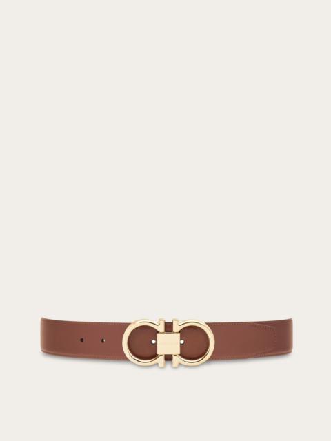 FERRAGAMO Reversible and adjustable Gancini belt