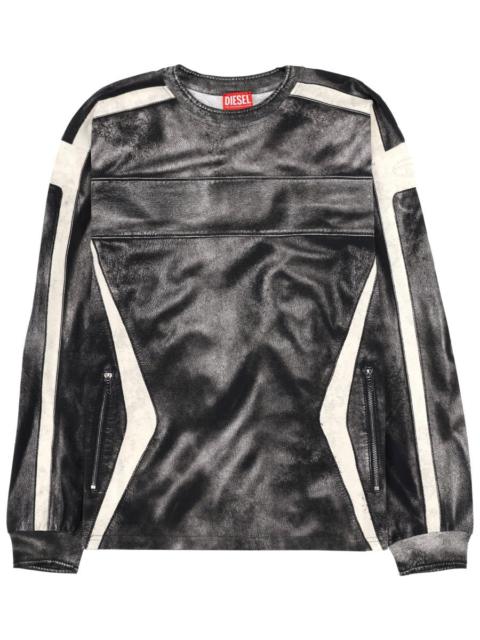 Diesel Diesel Men T-Shirt "Boxt" A Manica Lunga