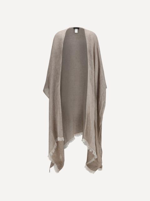 FABIANA FILIPPI Frayed linen Cape