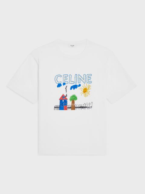 CELINE loose t-shirt IN cotton jersey