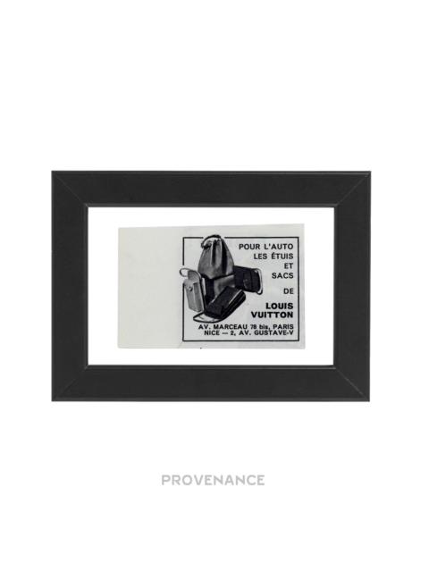 Louis Vuitton Louis Vuitton Antique Vintage Newsprint Ad - AUTO BAGS