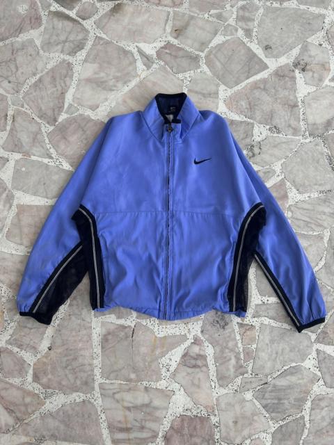 Nike nike agassi windbresker blue jacket zip on