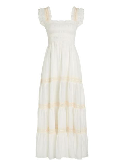 RIXO Aubrie ruffled midi dress