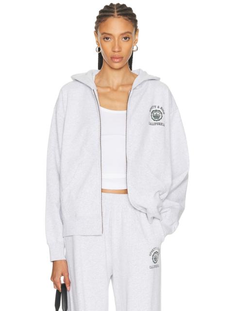 Sporty & Rich California Emblem Zip Hoodie