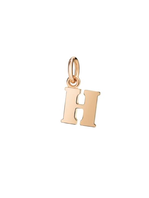 DoDo ROSE GOLD LETTER H CHARM