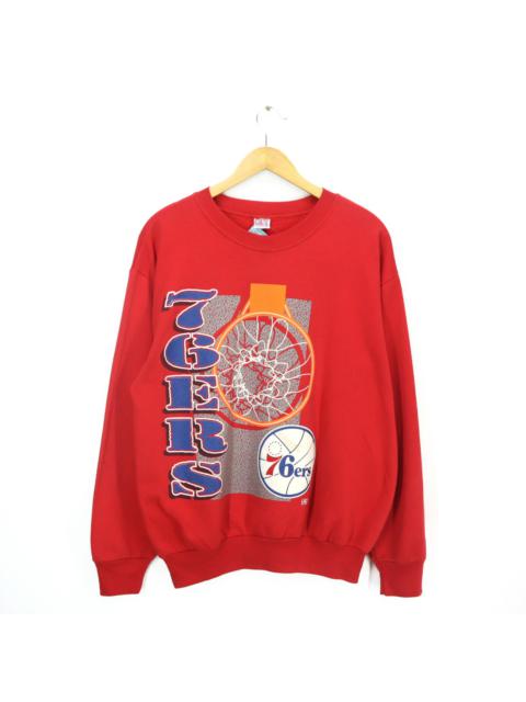 Other Designers Vintage - NBA Philadelphia 76ers by GARAN Sweatshirt Made In USA