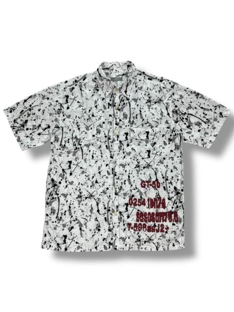 Other Designers Japanese Brand - Omkoe Paint Splatter Pattern Shirt