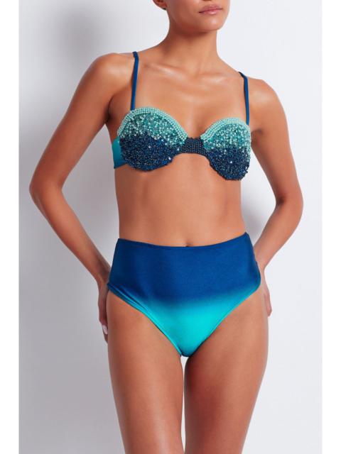 PatBO OMBRE HIGH WAIST BIKINI BOTTOM