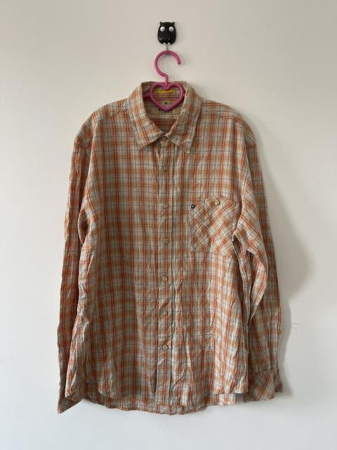 Other Designers Kansai Yamamoto - Rare Vintage KANSAI JEANS Single Pocket Plaid Tartan Orange