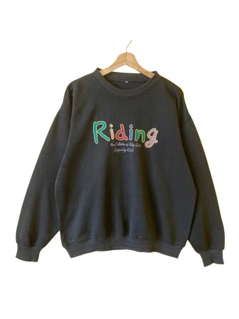 Other Designers Vintage - New Collection Of Riding Spirit Crewneck Sweatshirt Size L