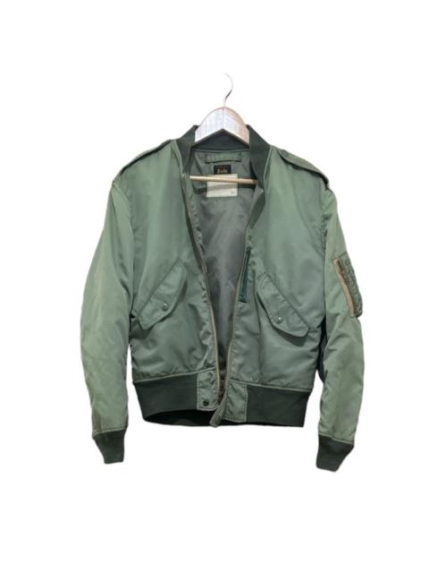 EVISU Rare Vintage 90s Evis Ma-1 Olive Green Bomber Jacket
