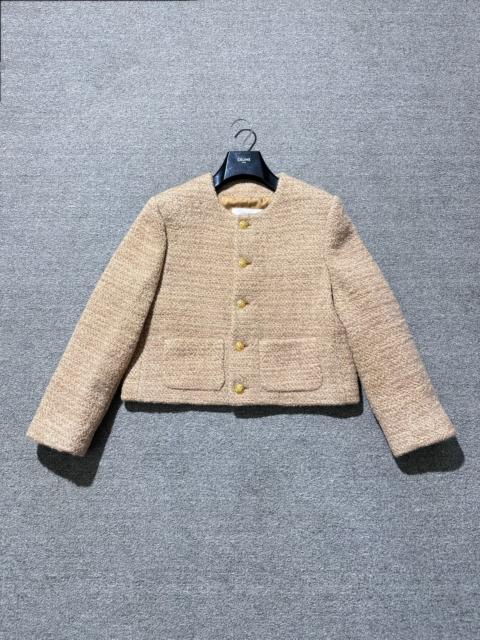 CELINE Celine FW22 Khaki Wool Gold-Buckle Coat