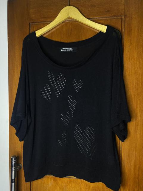 ISSEY MIYAKE Mercibeaucoup Jevous Enprie Oversize Print Love