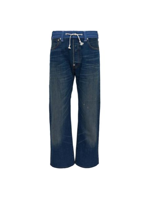 Junya Watanabe MAN Cotton Denim Garment Treated Jeans