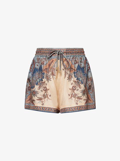 Ascension Relaxed-Fit Silk Shorts