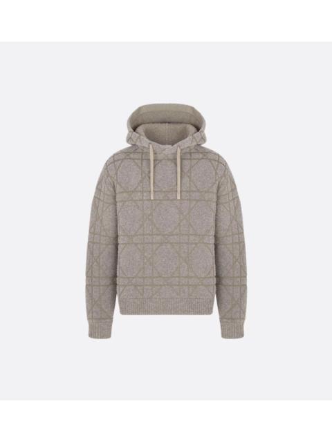 Dior Dior Dior Cannage Hoodie Grey Men
