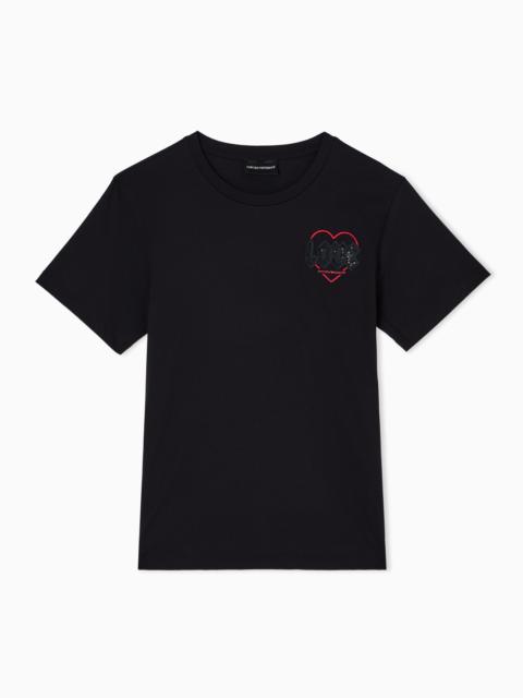 EMPORIO ARMANI ASV VALENTINE’S DAY CAPSULE COLLECTION JERSEY T-SHIRT