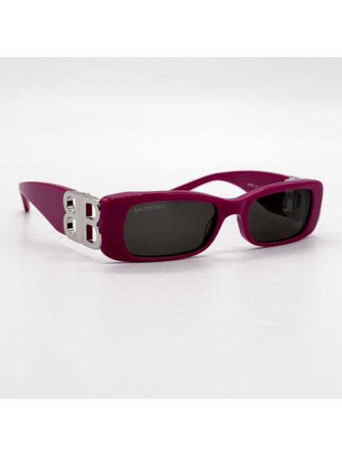 BALENCIAGA NEW BALENCIAGA BB0096S 016 SQUARE FUCHSIA WOMEN SUNGLASSES