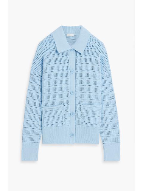 A.L.C. Kingsley open-knit cotton-blend cardigan