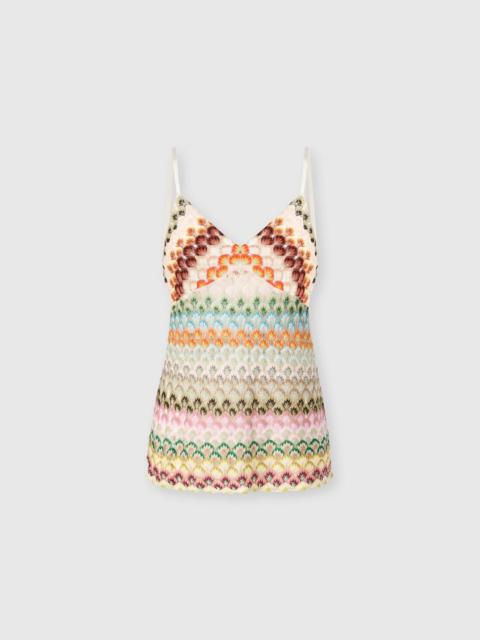 Missoni Sleeveless lace top