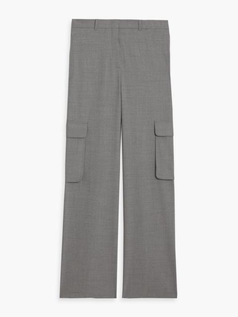 Max Mara Ghiera wool-blend wide-leg cargo pants