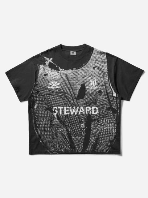 umbro Men's Steward Vest T Shirt Washed Black