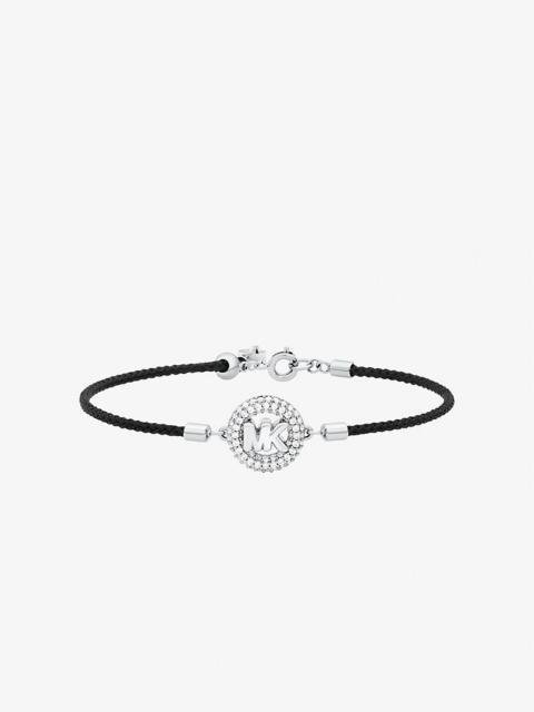 MICHAEL KORS Pavé Logo Corded Bracelet