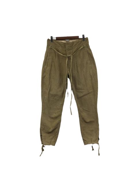 Other Designers Vintage - Vtg 60’ JAPAN TRADITIONAL Minimalist Boro Heavy Pant Trouser