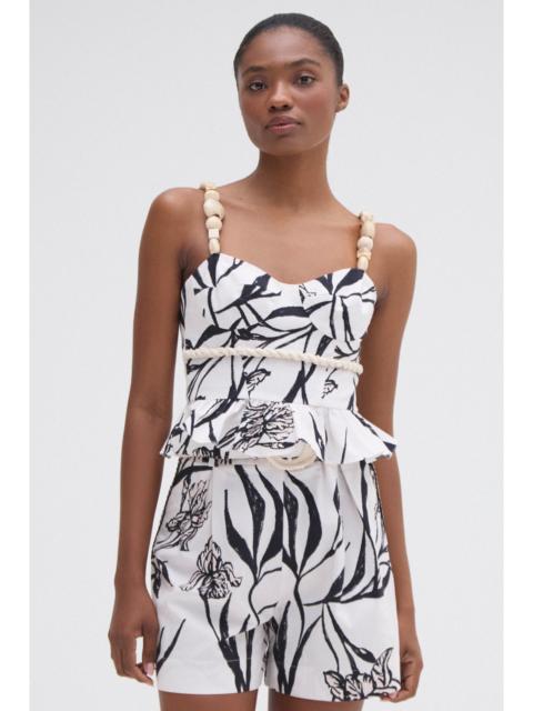 PatBO IRIS PEPLUM TOP