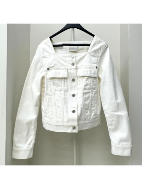 Givenchy Square Neck Denim Trucker Jacket S BW00BZ50K9