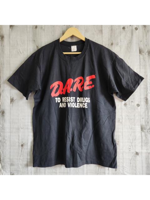 Other Designers Vintage - Vtg DARE 1990s To Resist Drugs And Violence Single Stitches