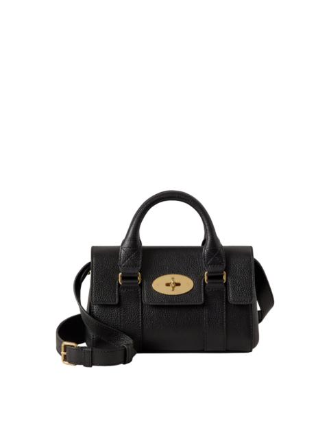 Mulberry Mini Bayswater Black Small Classic Grain