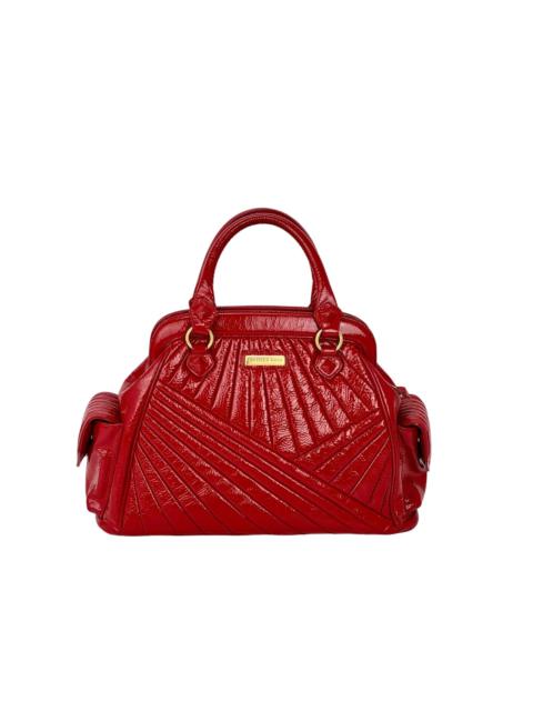 Other Designers Isabella Fiore - Isabella Fiore Red Patent Leather Hand bag