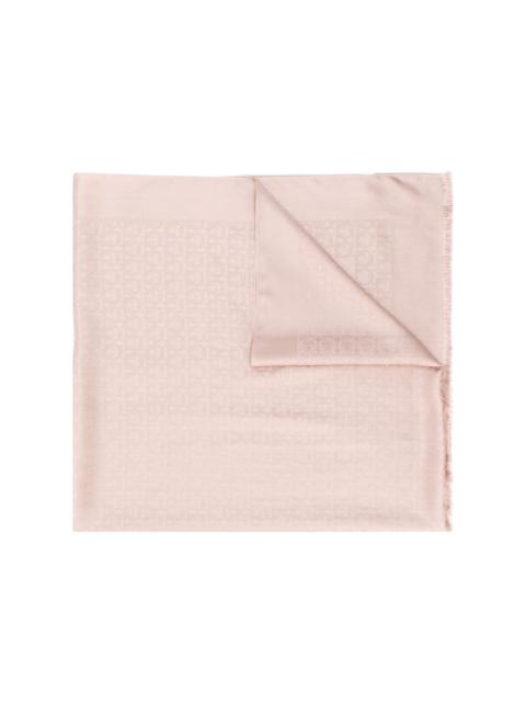 FERRAGAMO Gancini Silk And Wool Stole