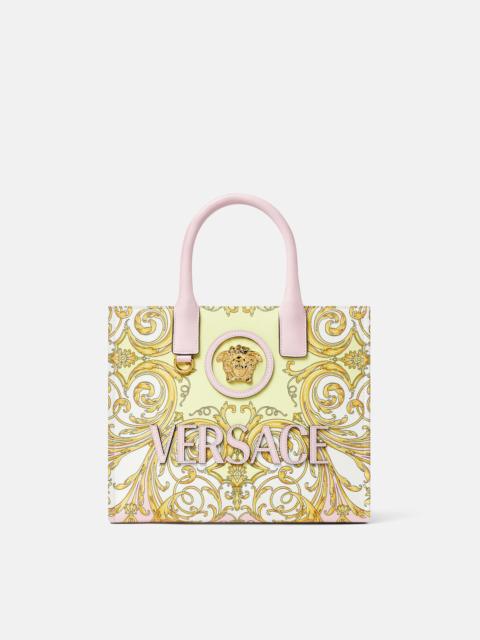 VERSACE La Medusa Printed Small Canvas Tote