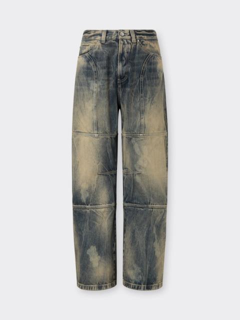 Ferrari Acid-washed denim trousers