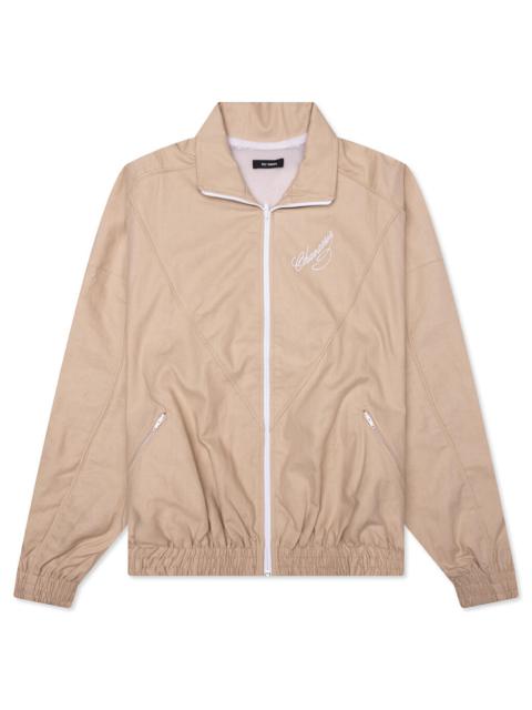 WILLY CHAVARRIA RUFF RIDER TRACK JACKET - KHAKI