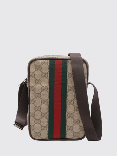 GUCCI Gucci Men Gucci Gg Jacquard Fabric Crossbody Bag With Stripe Detail