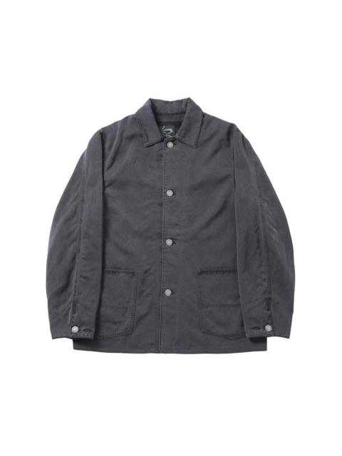 visvim COVERALL JKT DMGD BLACK