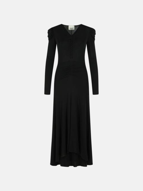 Isabel Marant 'NEJMA' BLACK VISCOSE DRESS