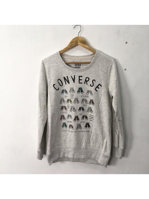 Other Designers Vintage - Converse Shoes Design Multicolor Crewneck Sweater #5528