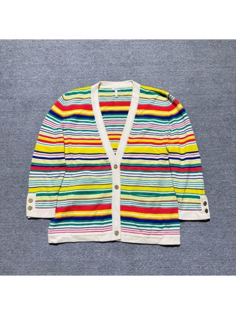 Loewe Loewe Color Stripe Knit Cardigan