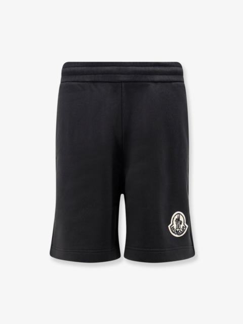 Moncler Moncler Cotton Bermuda Shorts Black Men