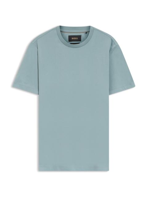 BOSS REGULAR-FIT T-SHIRT IN MERCERIZED COTTON