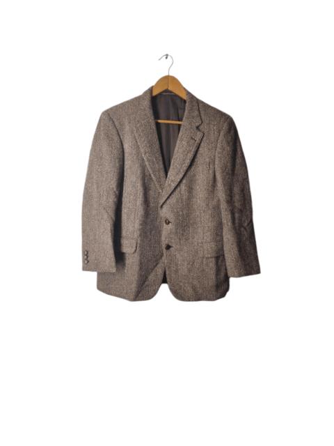 Other Designers HARRIS TWEED WOOL BLAZER COAT JACKET