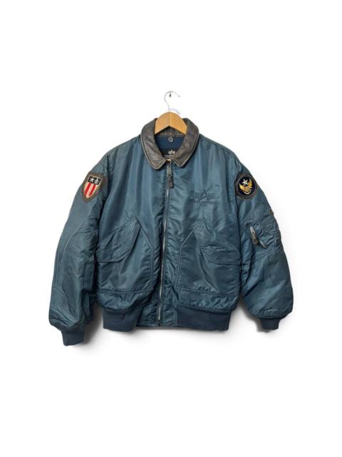 ALPHA INDUSTRIES VINTAGE ALPHA INDUSTRIES ARMY FLIGHT BOMBER JACKET M61