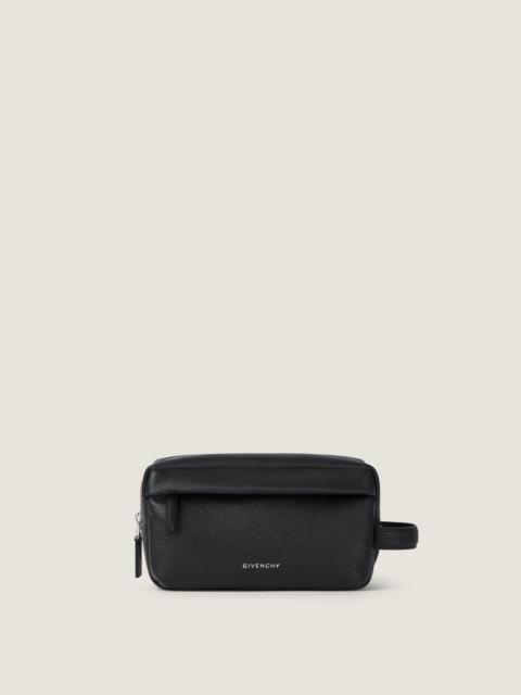 Givenchy U BACKPACK TOILET POUCH IN GRAINED LEATHER